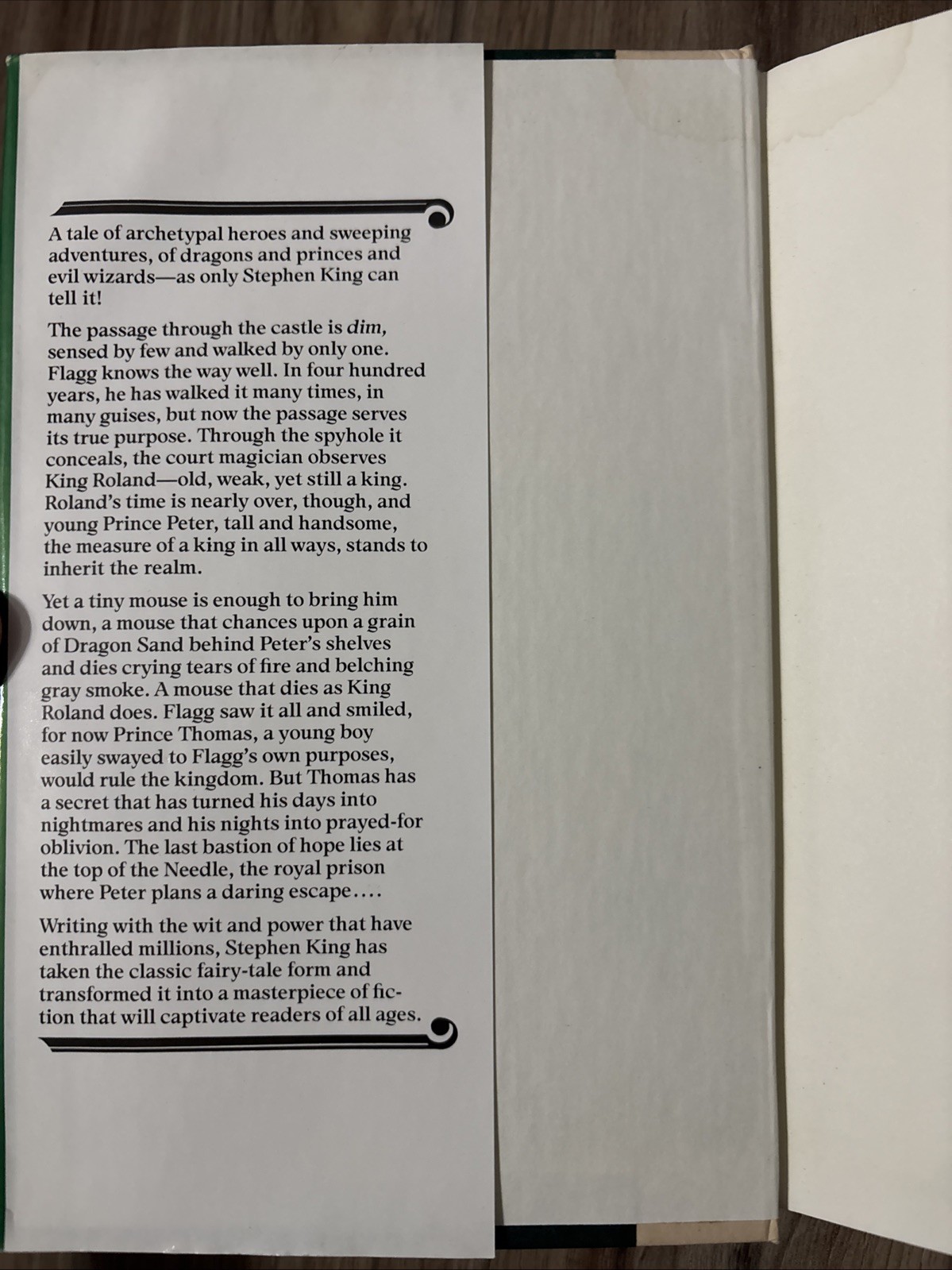 Eyes of the Dragon by Stephen King Hardcover (1987)