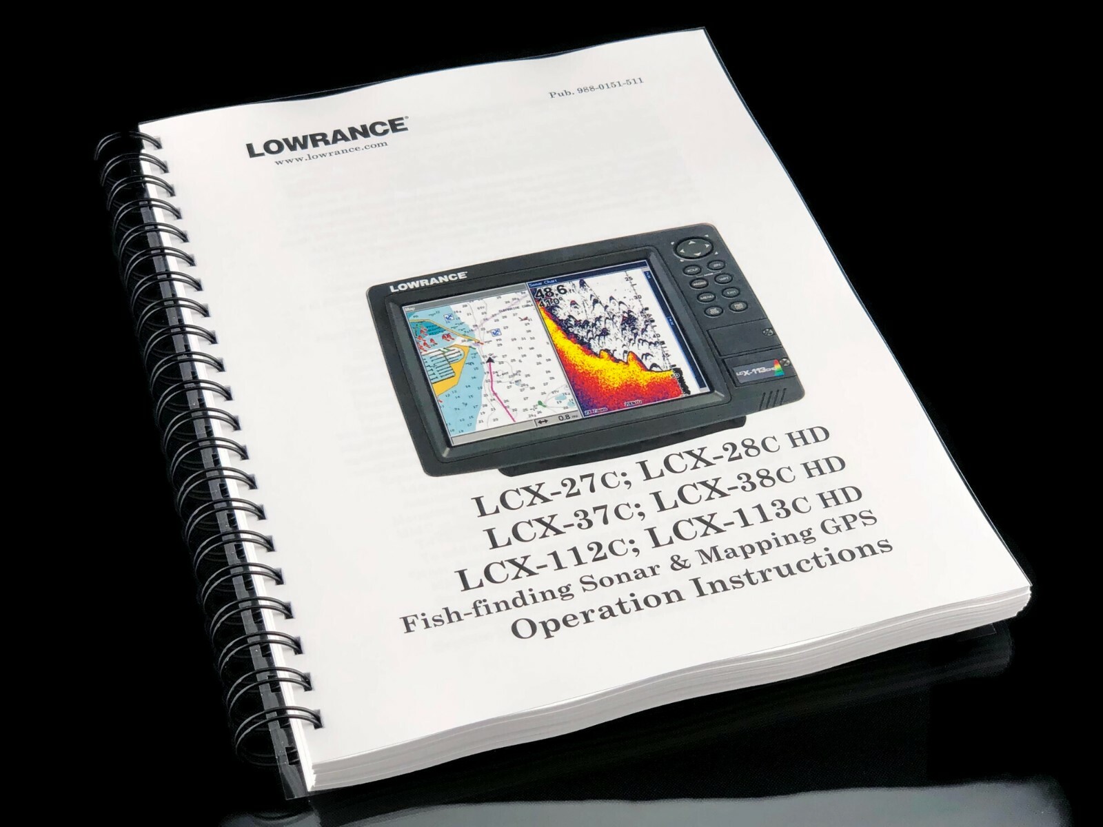 Lowrance LCX-27C LCX-28C HD LCX-37C LCX-38C HD LCX-112c LCX-113C HD Instructions