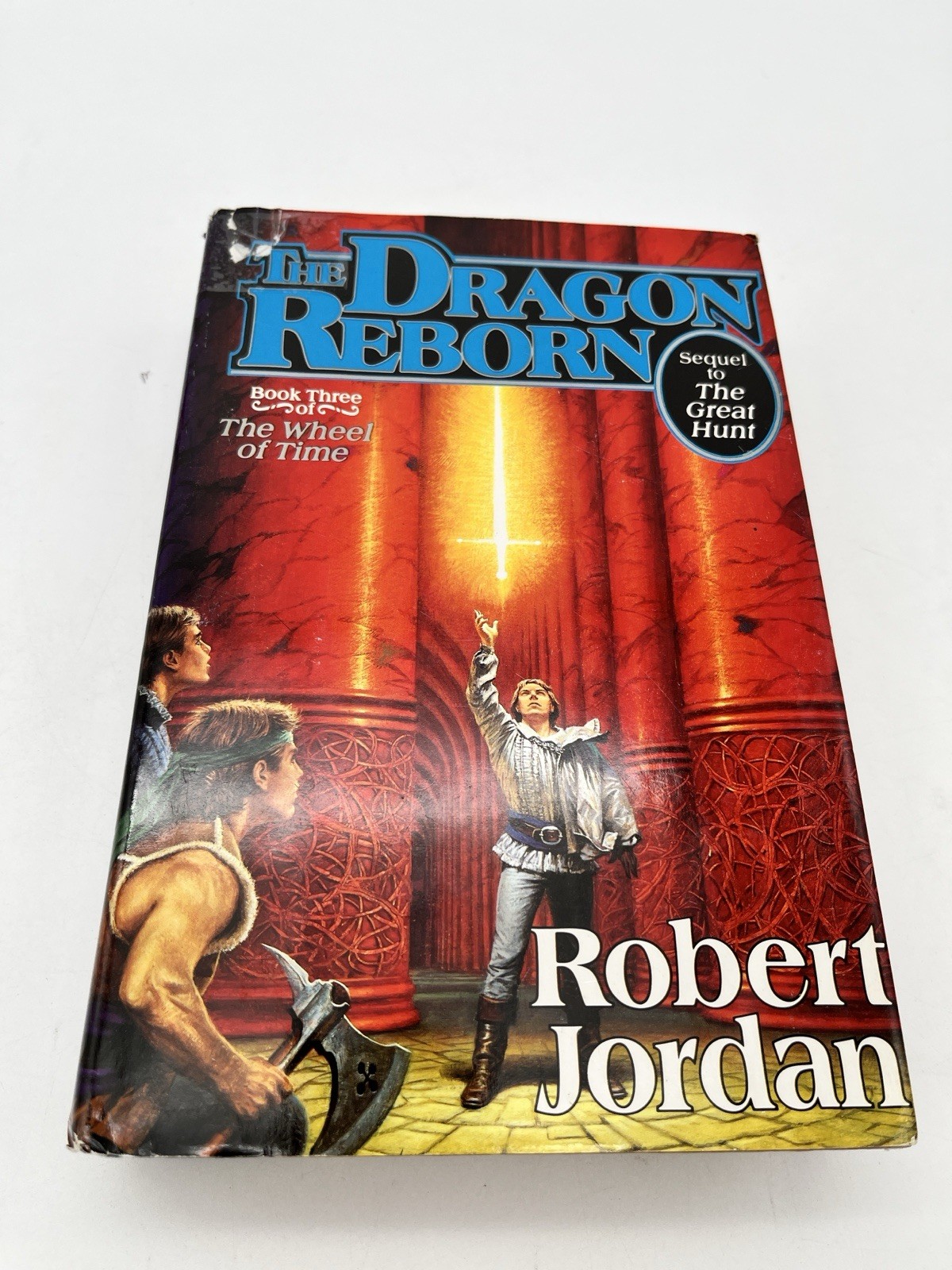 The Dragon Reborn Robert Jordan HC DJ 1991 Wheel of Time Book 3 Hardcover