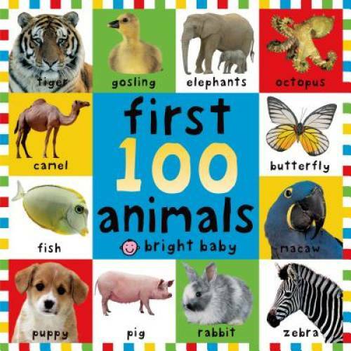 First 100 Animals — Board book By Priddy, Roger — GOOD