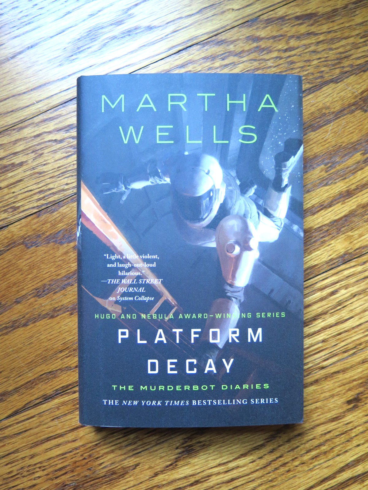 SIGNED by Martha Wells | PLATFORM DECAY| 1st Edition, 1st Printing | Murderbot