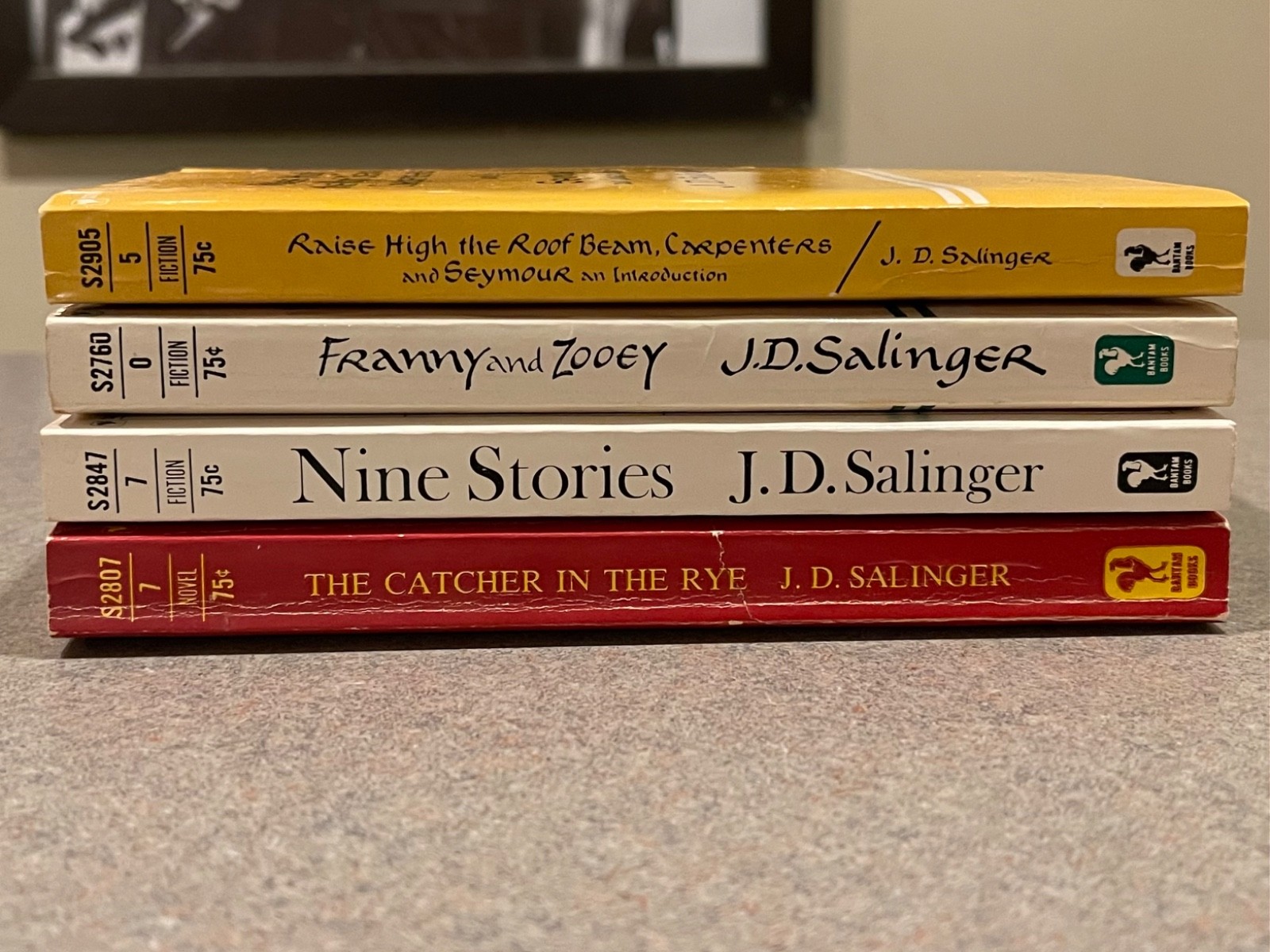 J.D. Salinger Box Set Book Lot Catcher In The Rye Nine Stories Franny And Zooey