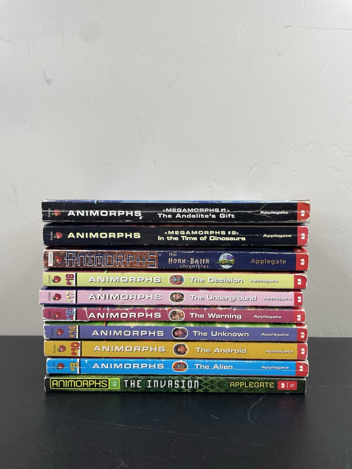 Animorphs Book Lot Of 10 Random Vintage Applegate Scholastic