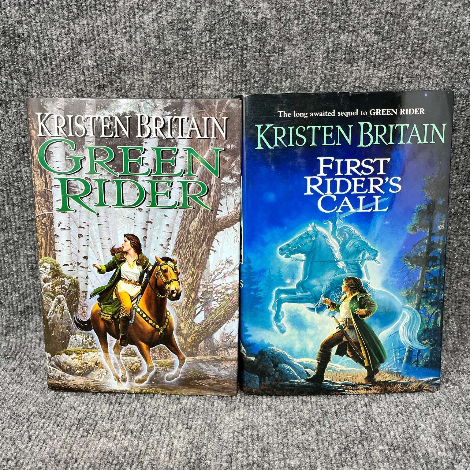 Green Rider & First Rider’s Call Kristen Britain Fantasy DAW Books Lot