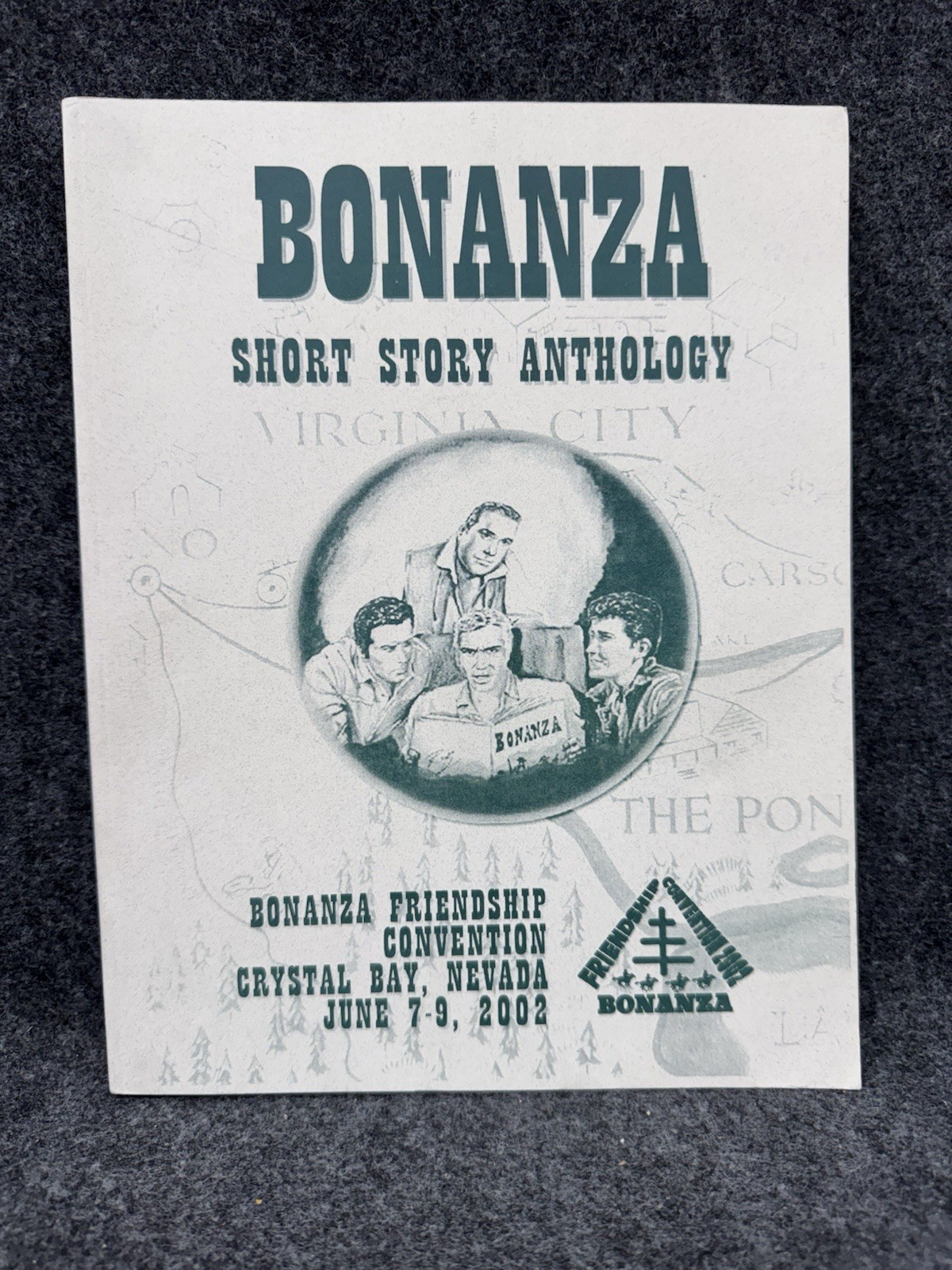 BONANZA Short Story Anthology ~ Rare 2002 Softcover Lake Tahoe Convention Book