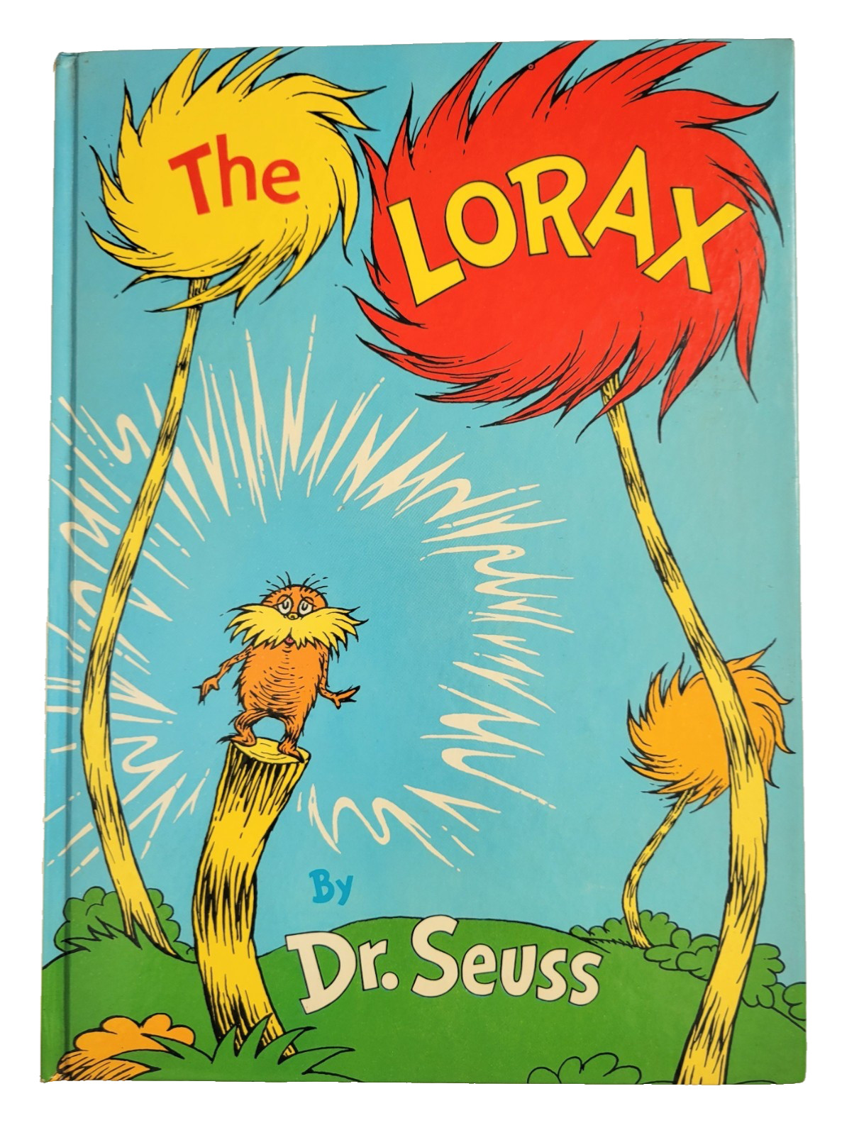 The Lorax by Dr. Seuss, 1971 First Edition 11.25 x 8.25 inch HC w Yellow Quote