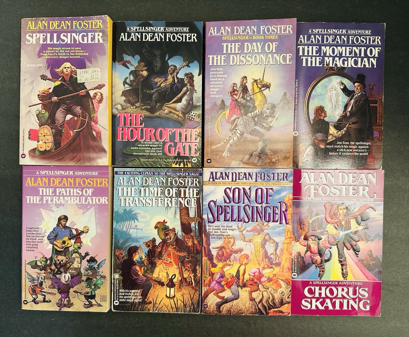COMPLETE Set Series — Lot of 8 Spellsinger books by Alan Dean Foster