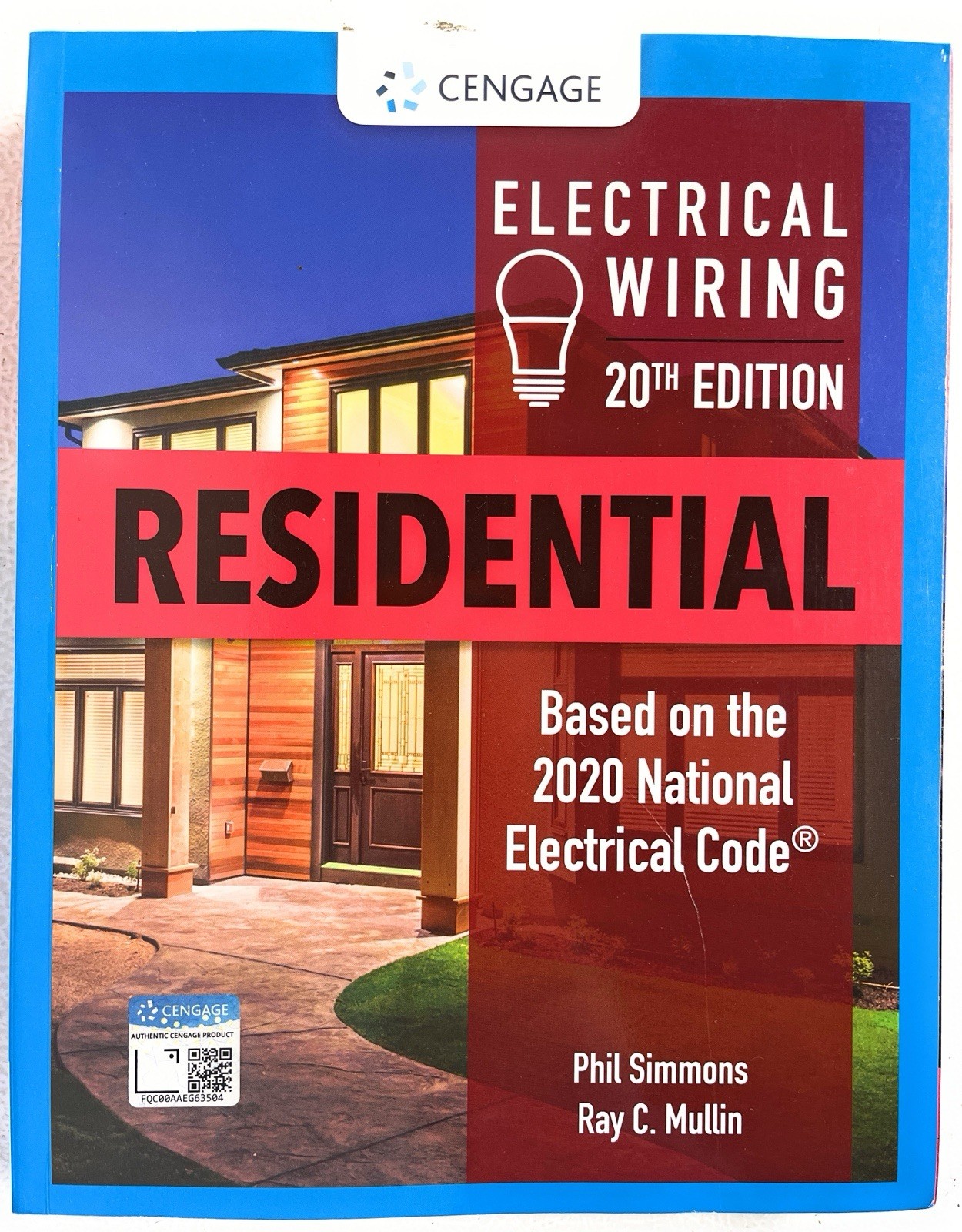 Residential Electrical Wiring 20th ed. (2021 tpb VG) Simmons & Mullin NEC2020