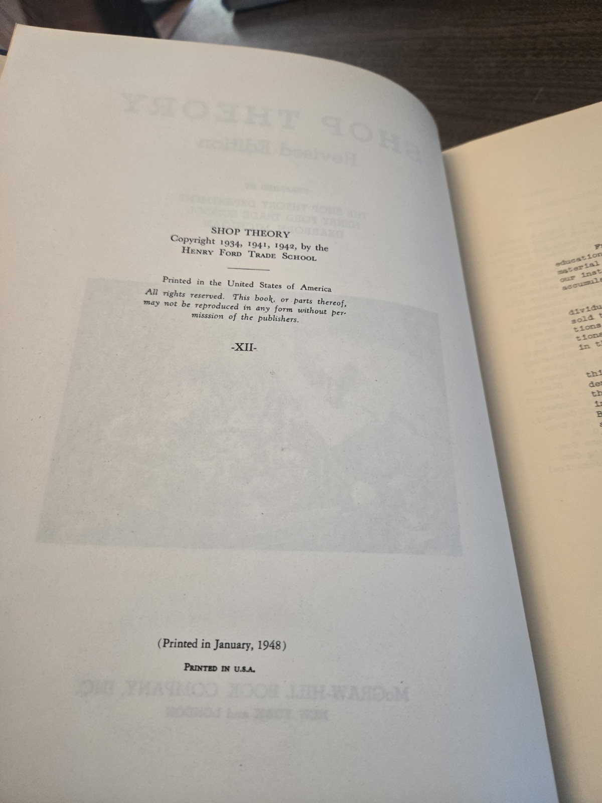 Shop Theory, Revised Edition — Henry Ford Trade School
