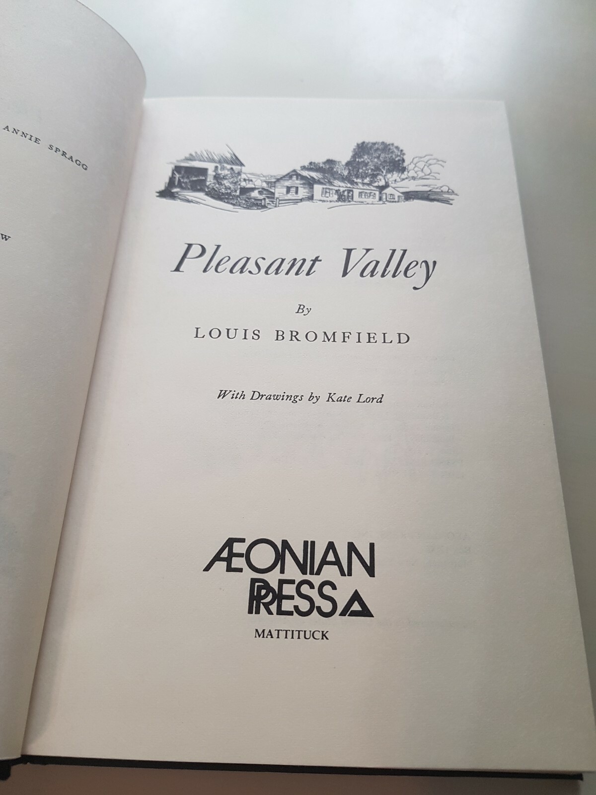 Pleasant Valley — Louis Bromfield, Amereon Ltd, Hardcover