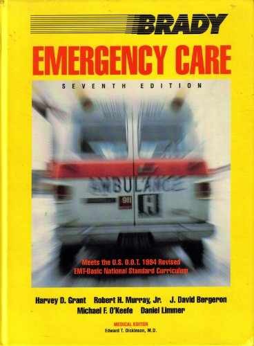 Emergency Care — Hardcover, by Grant Harvey D. — Very Good