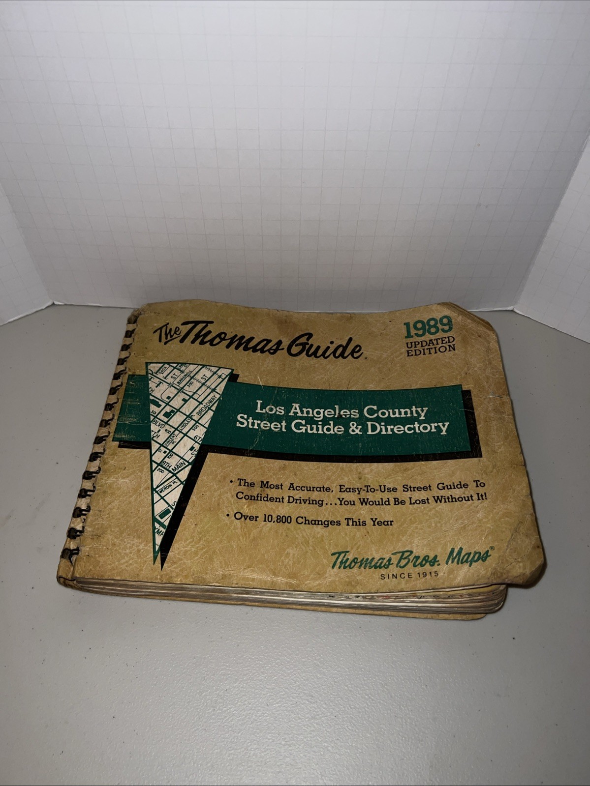 Thomas Guide Los Angeles County Street Atlas 1989 Thomas Bros. Maps pre 105 fwy