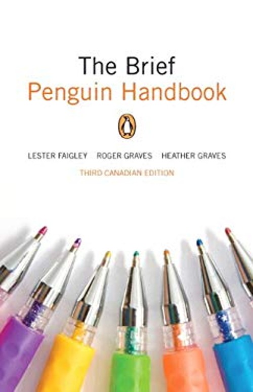 Brief Penguin Handbook, Third Canadian Edition Lester Faigley