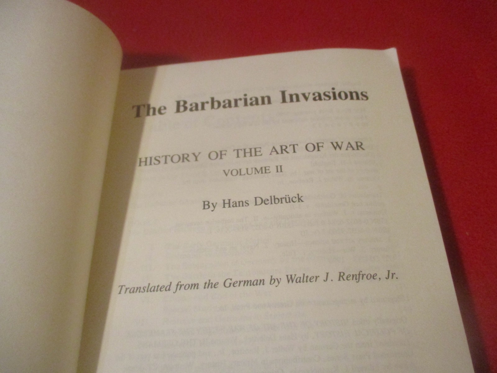History of the Art of War by Hans Delbrück 1990, Trade… Volumes 1-4
