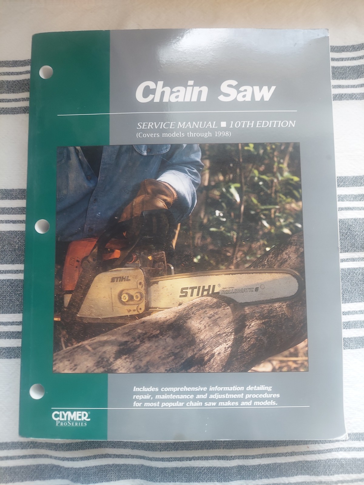 Chain Saw Service Manual Paperback 10th Edition Haynes Clymer ProSeries 1998