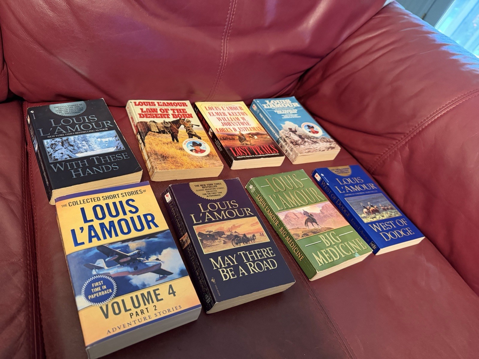Louis L’Amour Lot of 8 Western Paperbacks Good Condition Will Separate