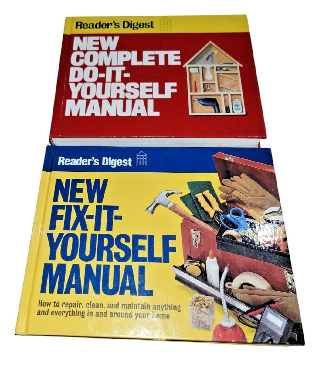 New Complete DIY Home Repair Manual Reader’s Digest Fix It 1997 and 99 Hardcover