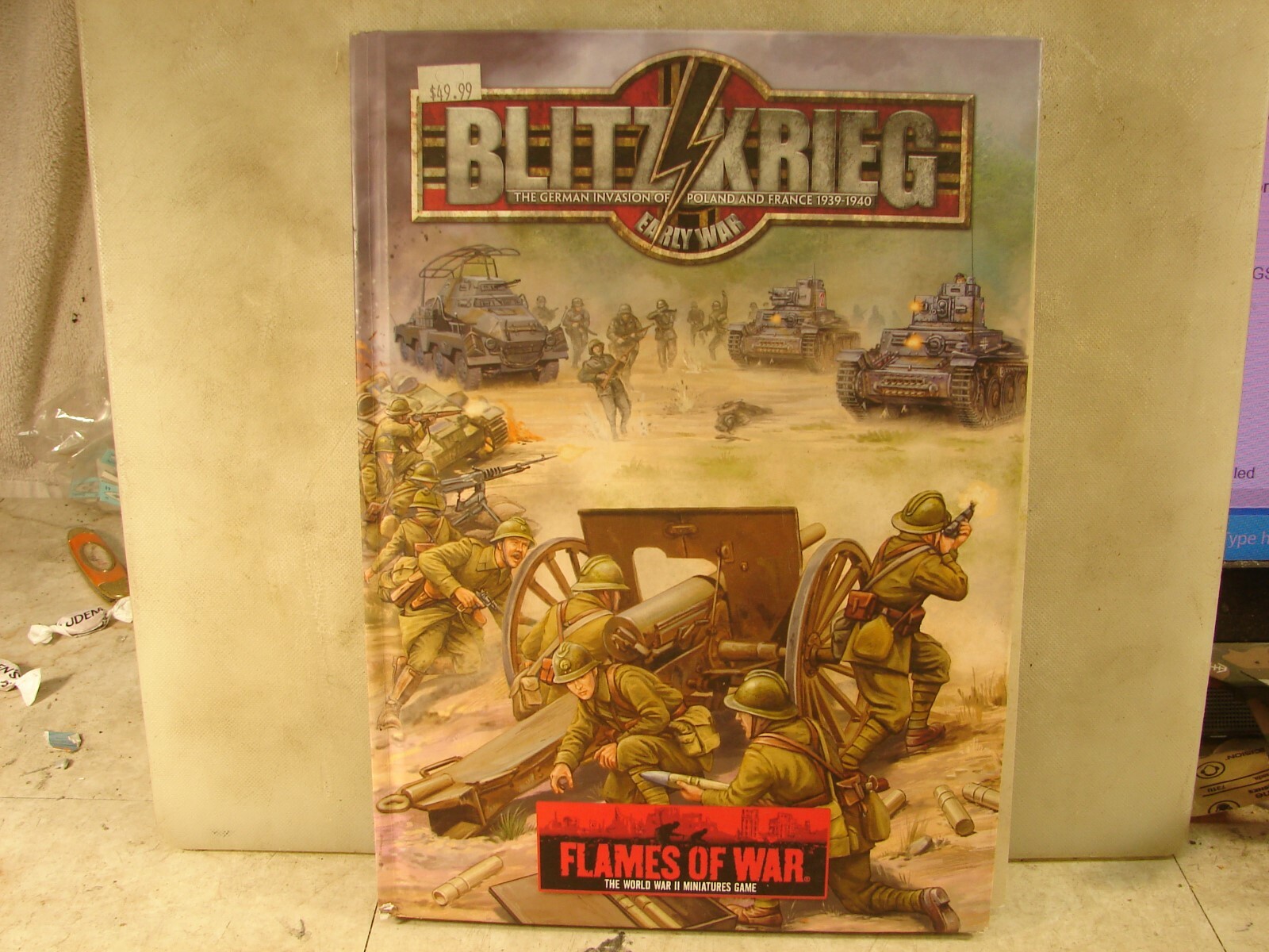Blitzkrieg: Early War. Flames of War Rule Book. 185 Pages. HC