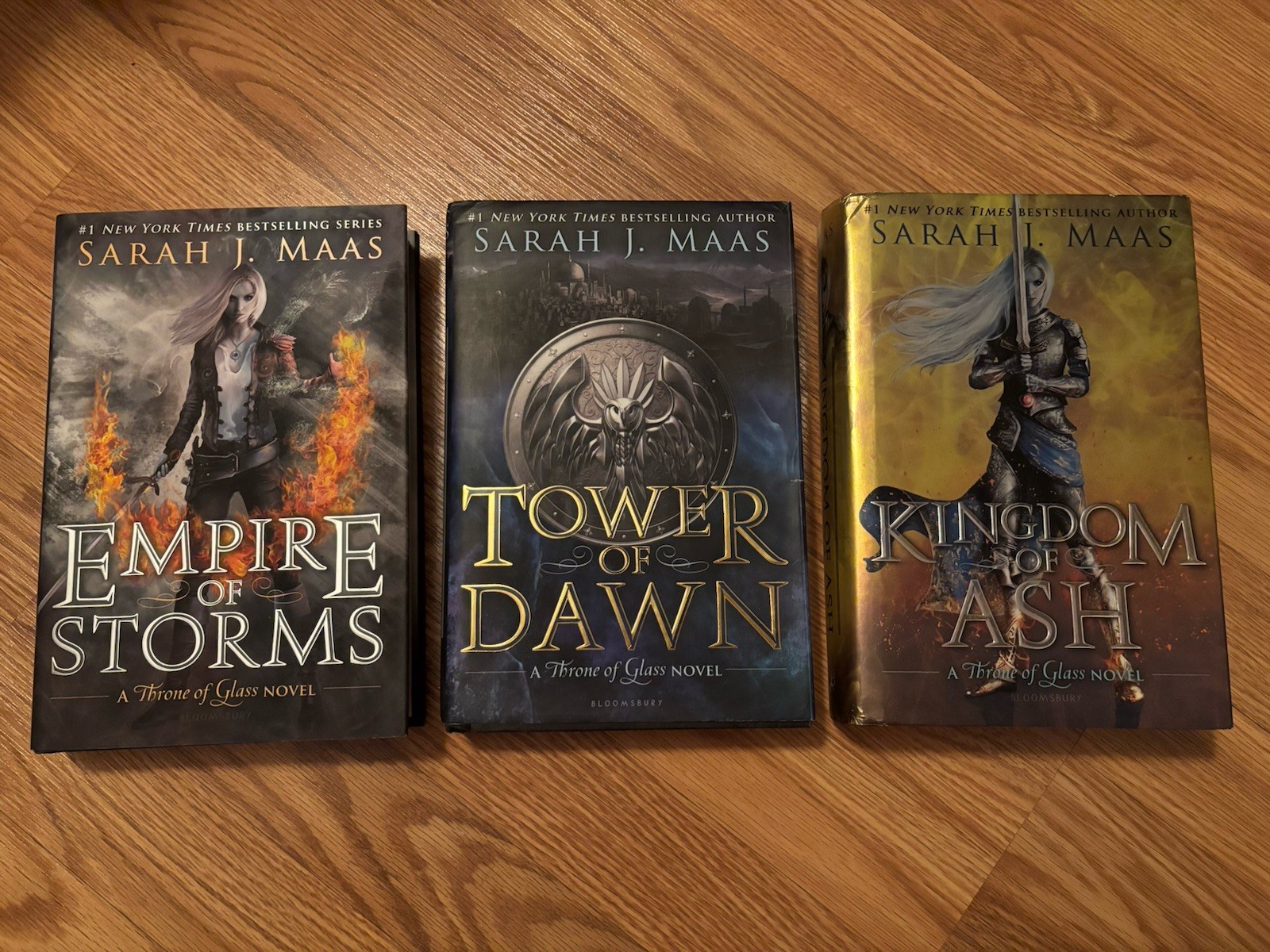 Books 6-8 Of Throne Of Glass Series By Sarah Maas. Hardcovers, Out Of Print