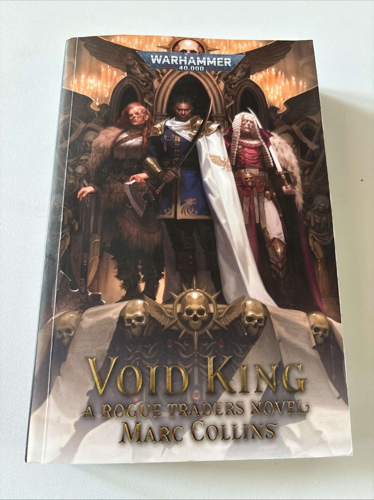 WARHAMMER40K Void King Rogue Traders Novel by Marc Collins Paperback Book