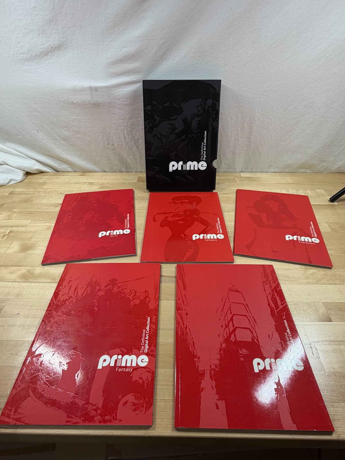 3DTOTAL PUBLISHING — PRIME: THE DEFINITIVE DIGITAL ART COLLECTION — SET OF 5