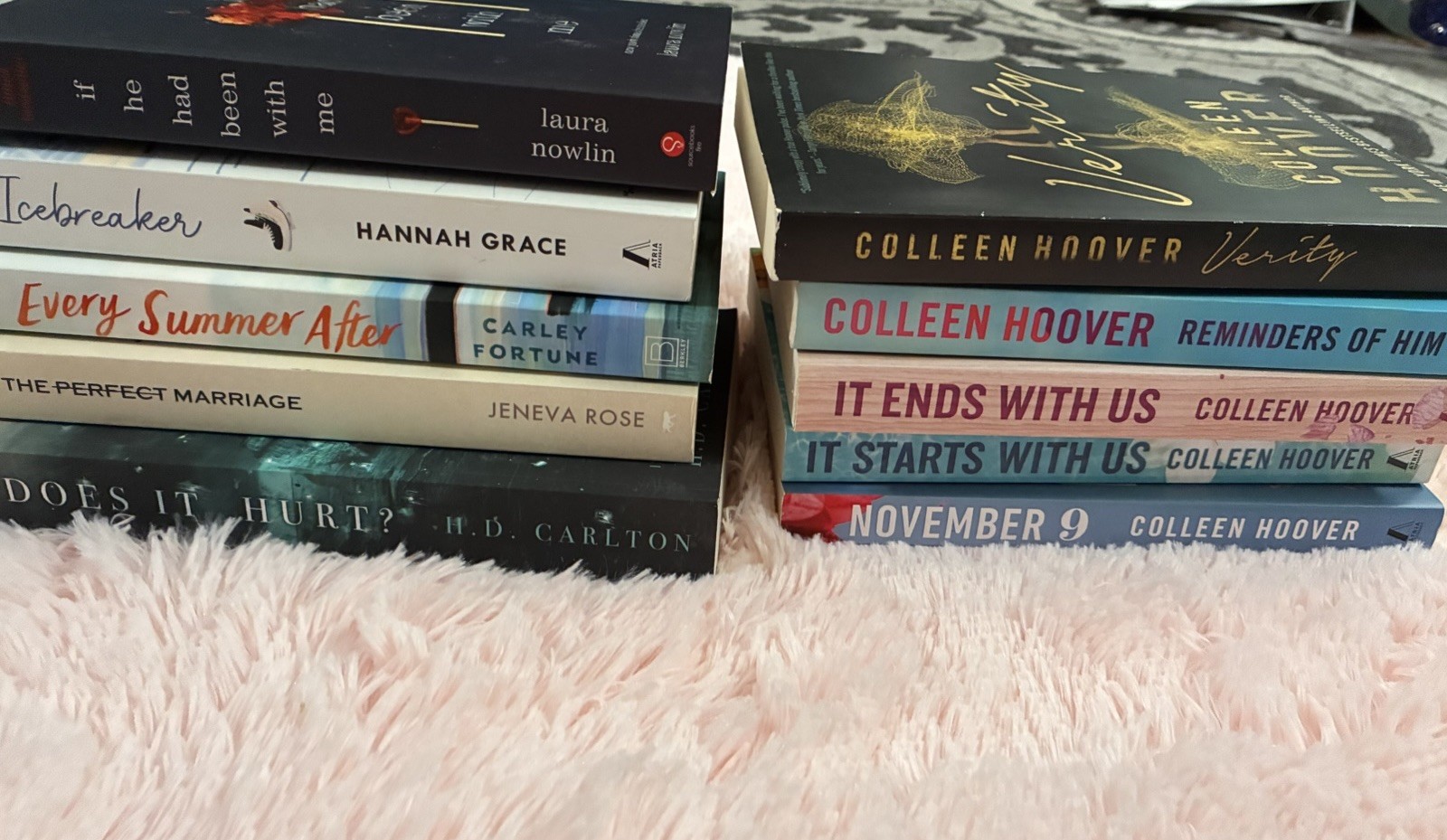 Colleen Hoover Romance Paperback Book Bundle w/ Icebreaker, Every Summer After