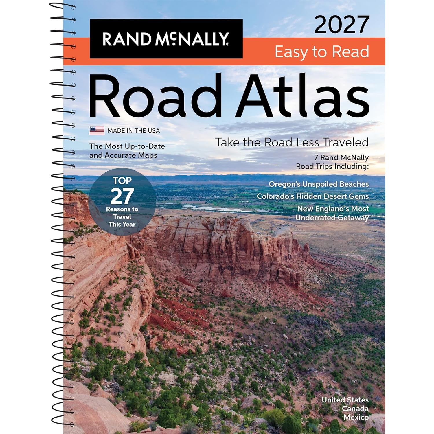 Rand McNally 2027 Easy to Read Midsize Road Atlas Other by Rand McNally