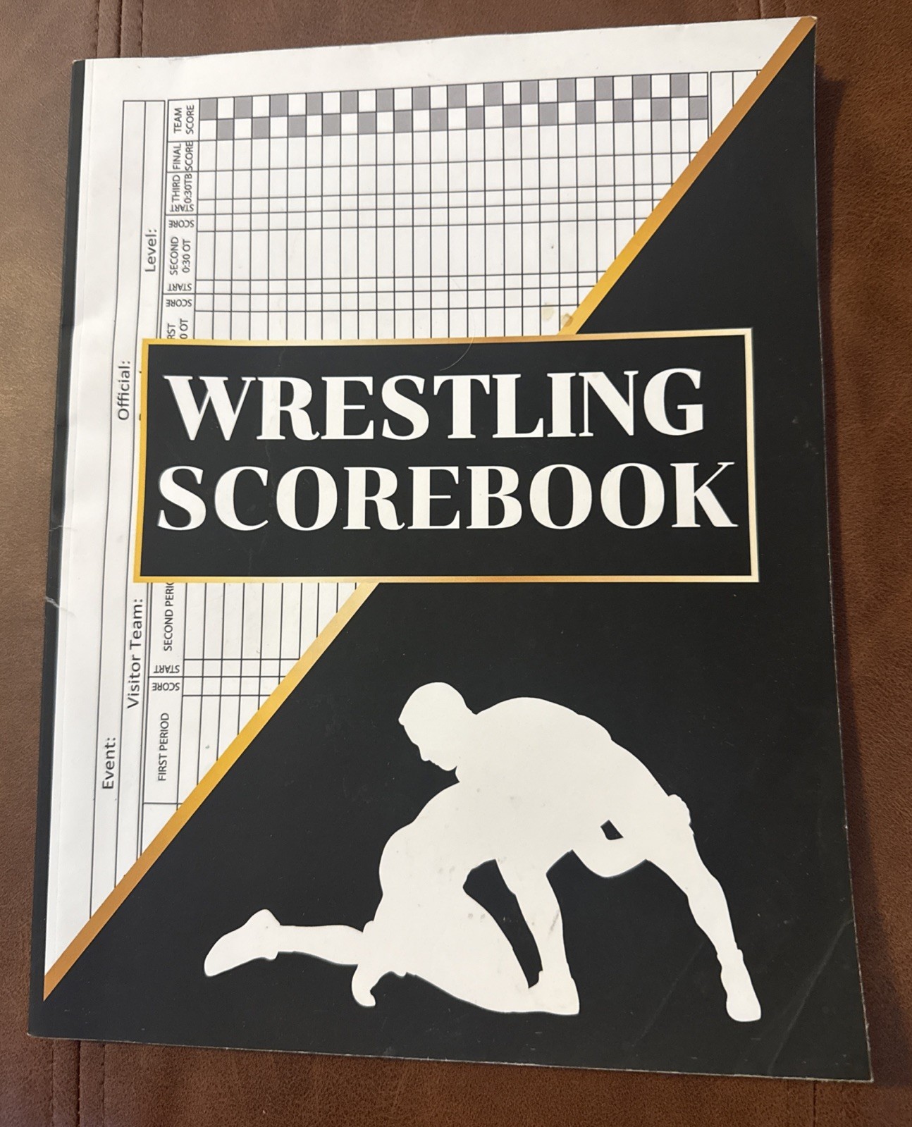 Wrestling Scorebook: Large 8.5×11 Wrestling Scorebook w/ 120 Score Sheets, Score