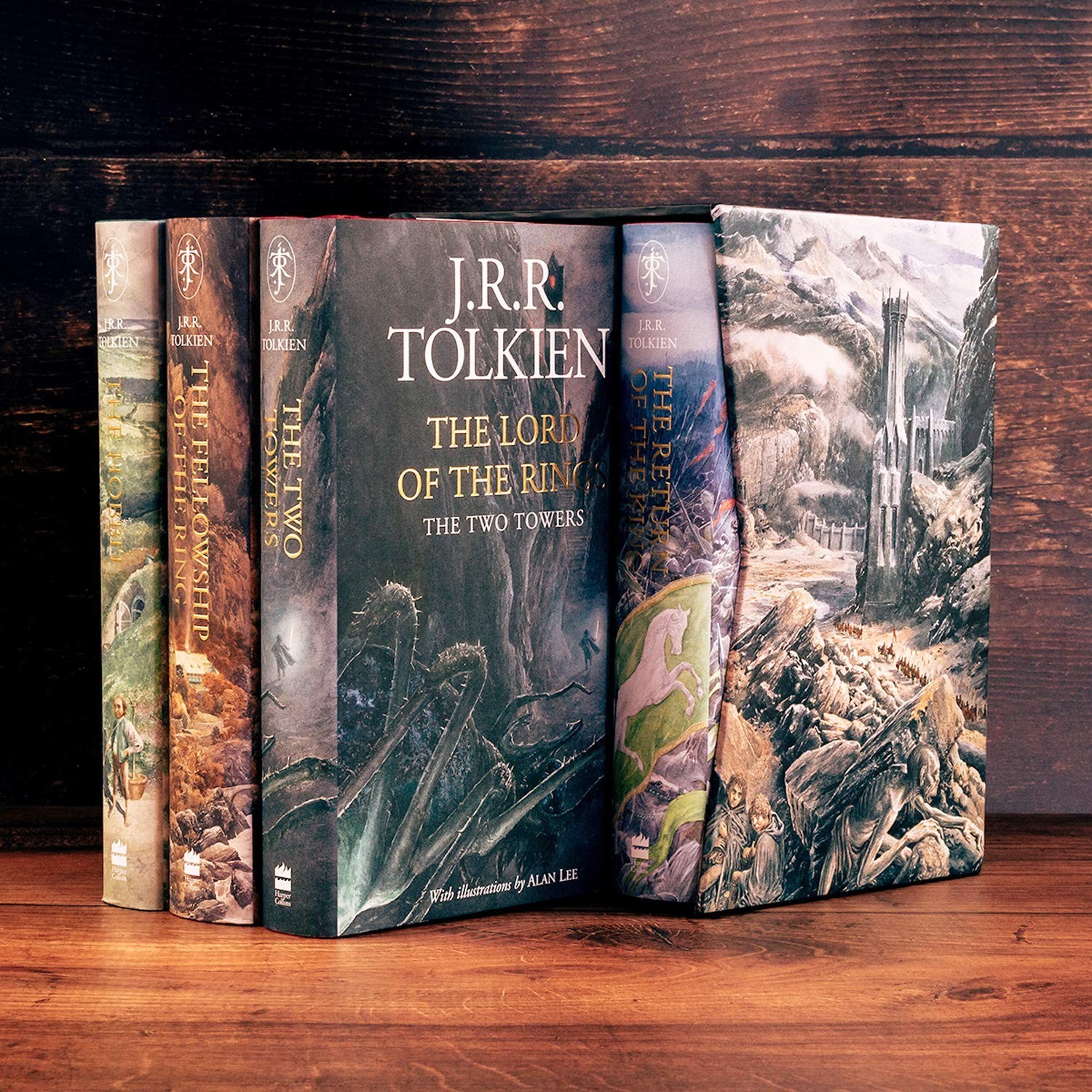 The Hobbit & The Lord of the Rings Boxed Set Illustrated edition Hardcover NEW