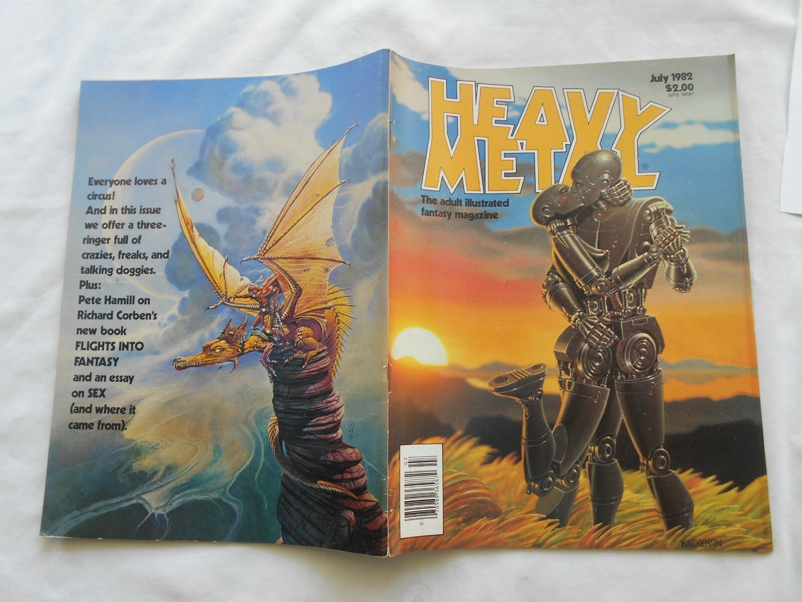 HEAVY METAL Magazine-JULY,1982