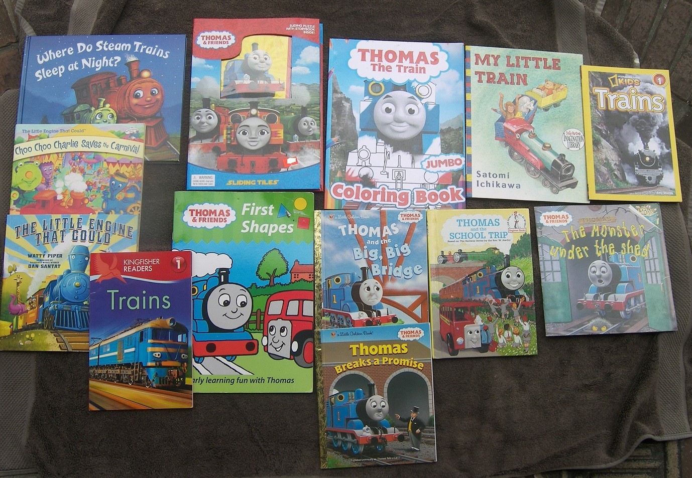 13 Thomas the Train Early Readers First Shapes Coloring Book Puzzle Trains