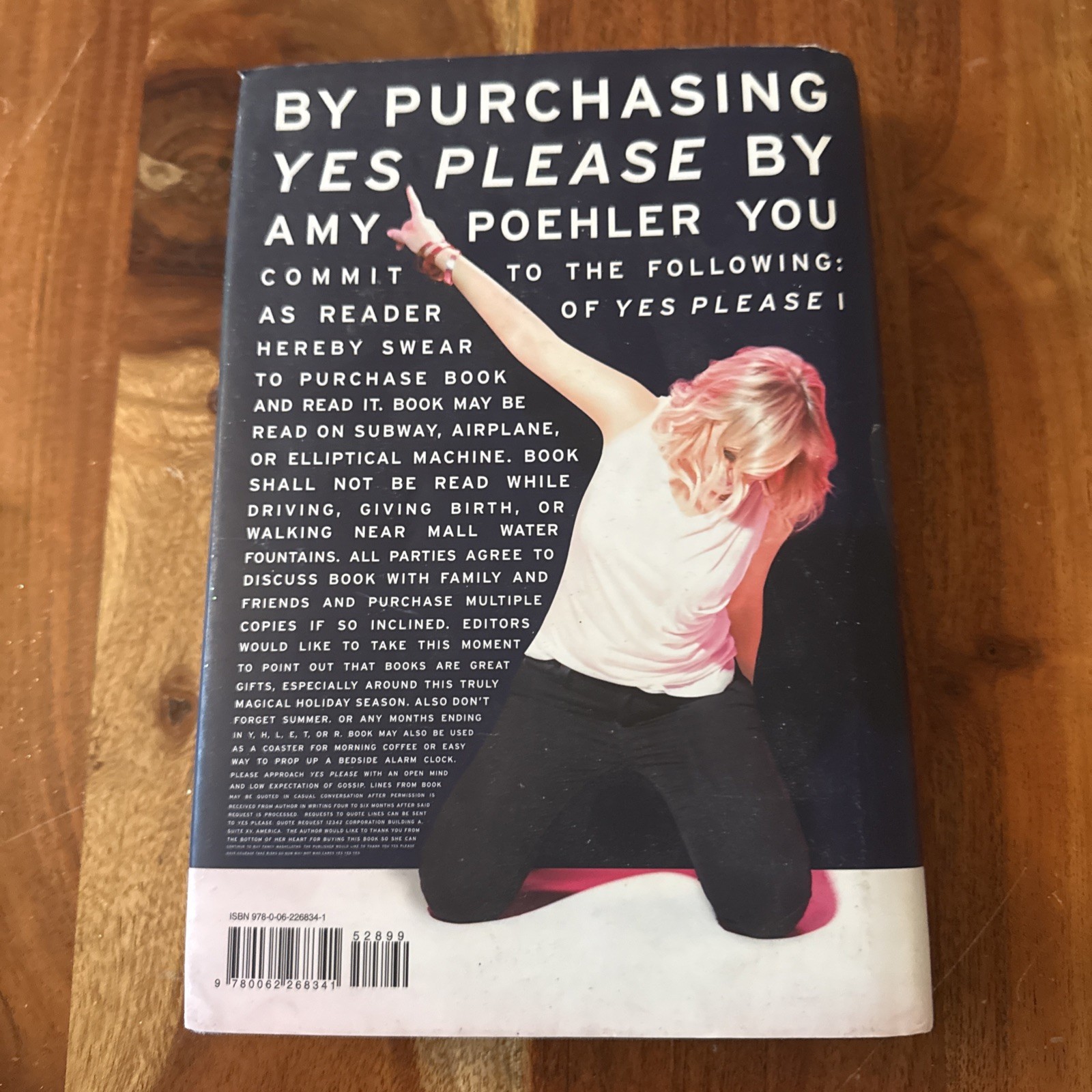 SIGNED Amy Poehler Yes Please 2014 Hardcover