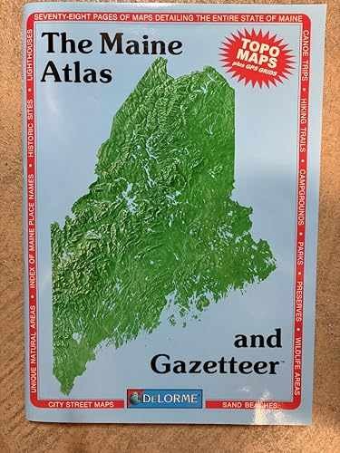 Maine Atlas and Gazetteer — Paperback, by DeLorme Mapping Company — Acceptable n