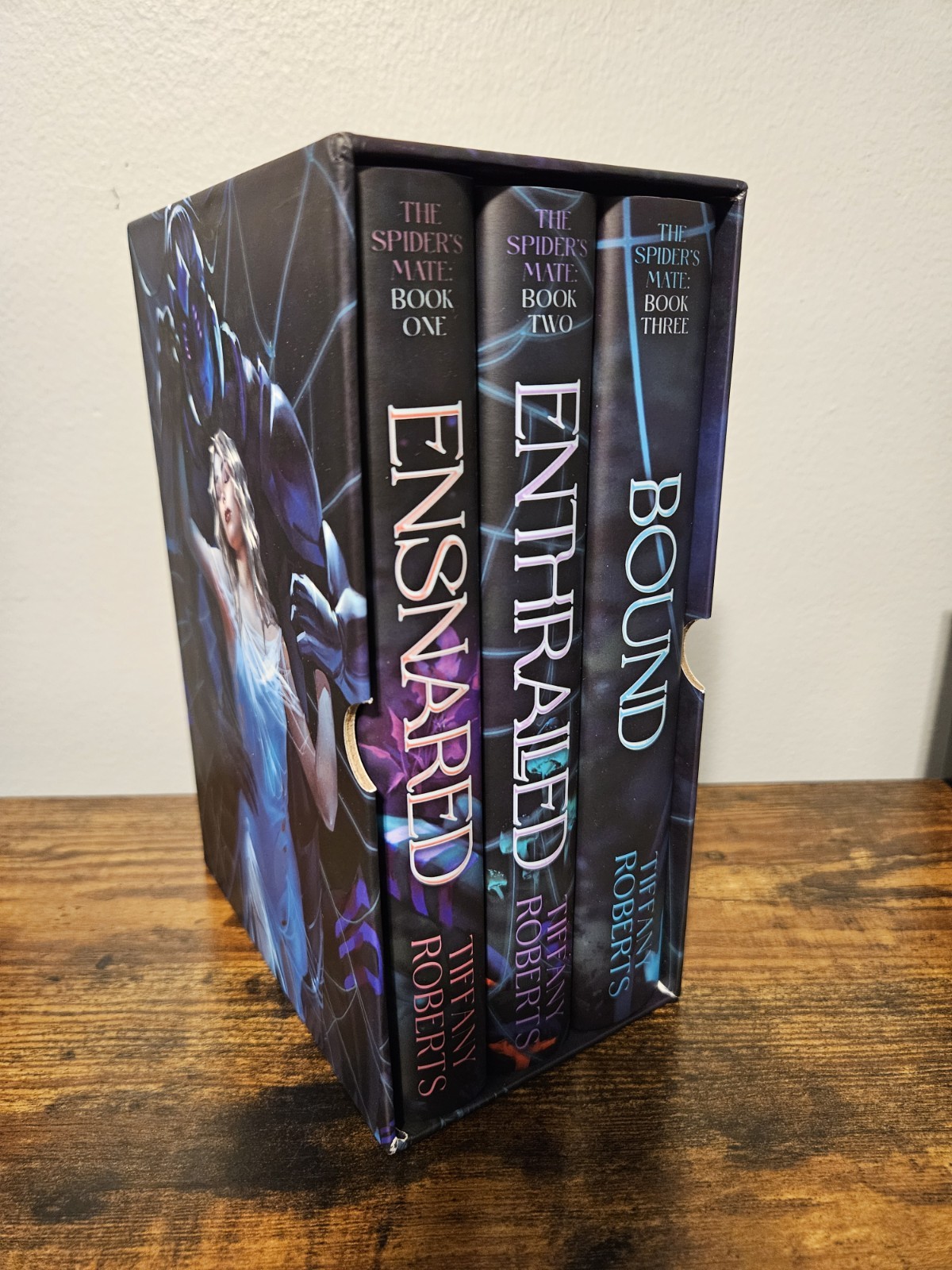 SIGNED FaeCrate The Spider’s Mate Trilogy by Tiffany Roberts & Slipcase Ensnared