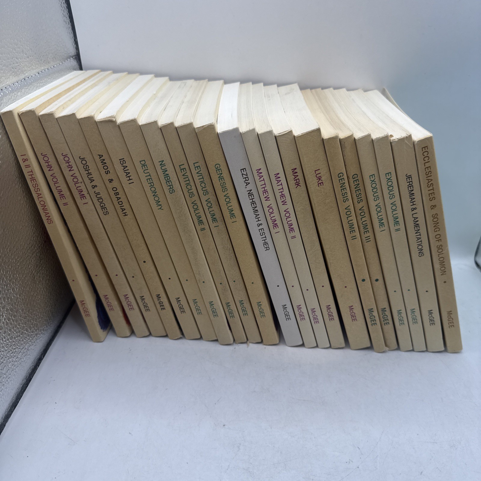 Vtg Thru The Bible Radio Network Book Lot of 22 Commentary Series Vernon McGee