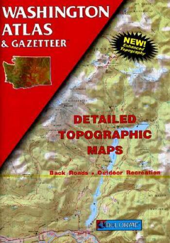 Washington Atlas Gazetteer (Delorme Atlas Gazetteer) — ACCEPTABLE