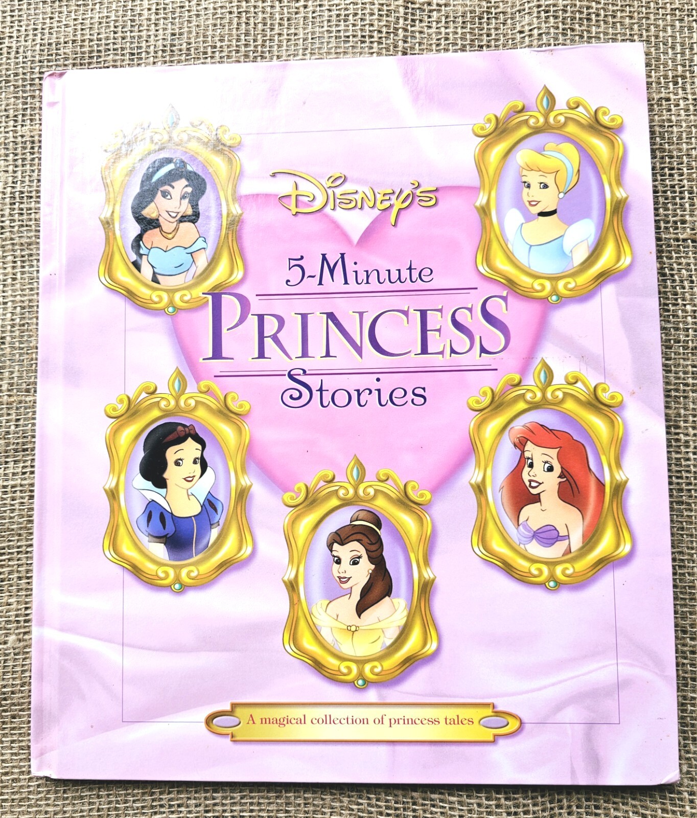 2001 Disney Store 4 Minute Princess Stories HB Book 12.25″x10.5″