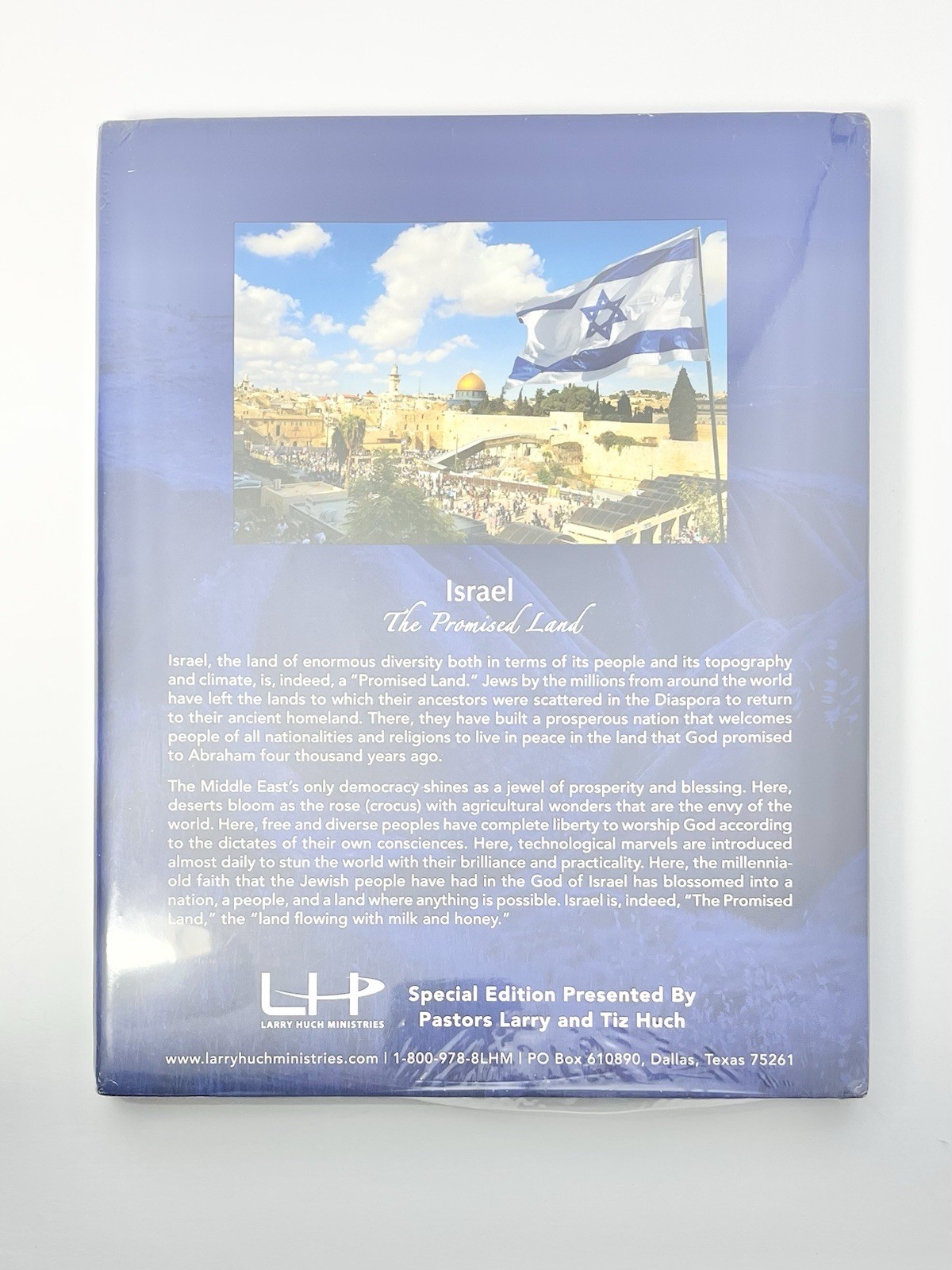 Larry Huch & Tiz Huch “Israel The Promised Land” New Sealed Hardback Book 11.25”