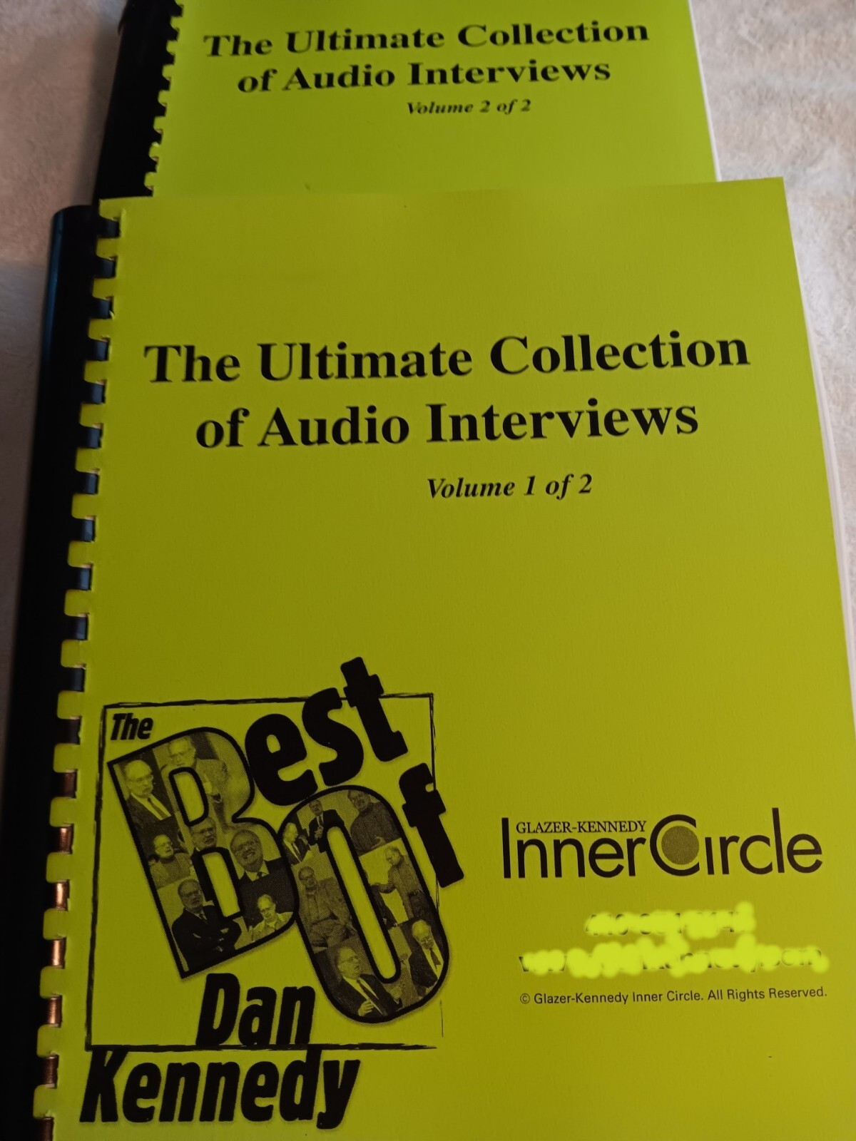 Dan Kennedy s Ultimate Collection Of Audio Interviews Vol 1 & Vol 2