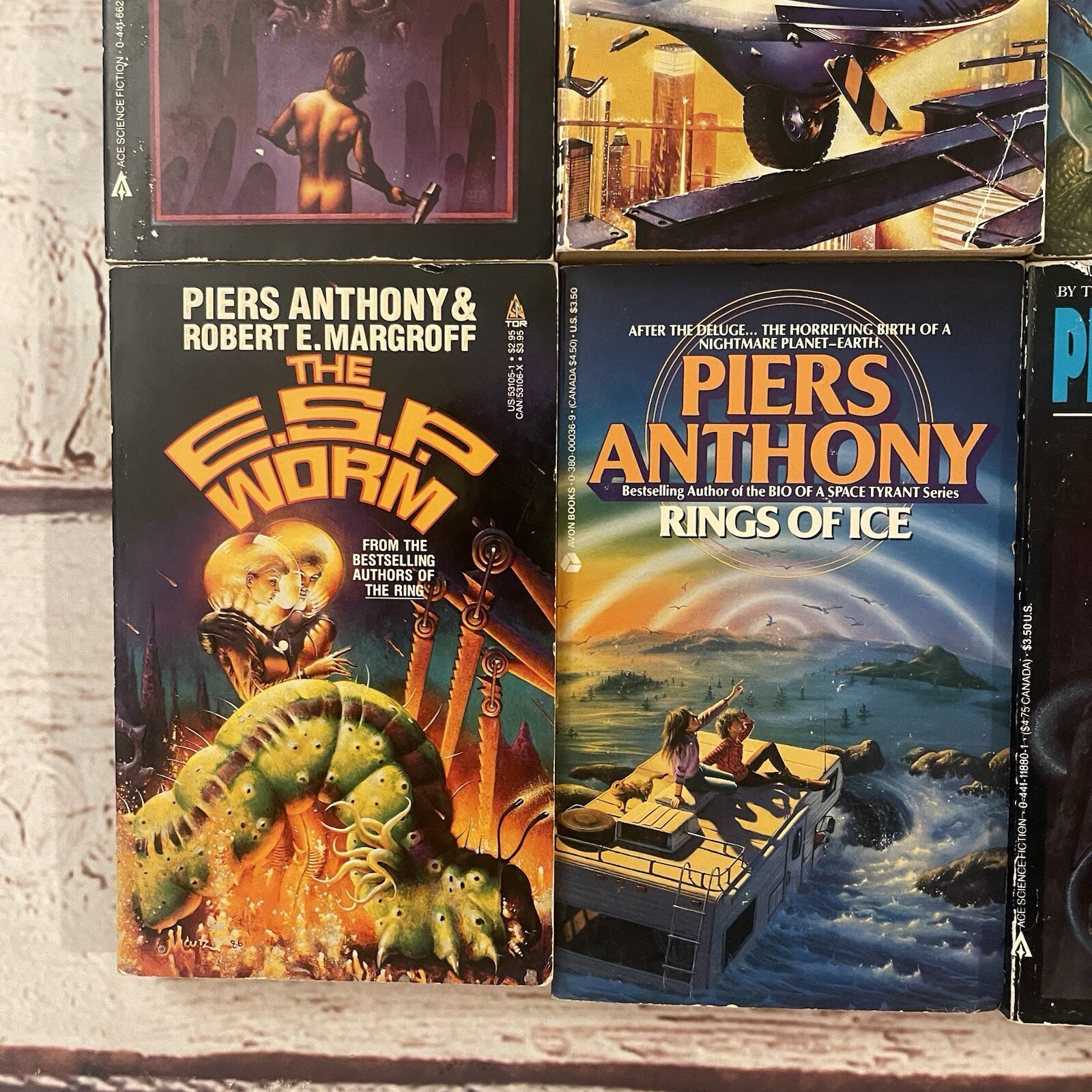 Piers Anthony Paperback Book Lot 6 Fantasy Novels