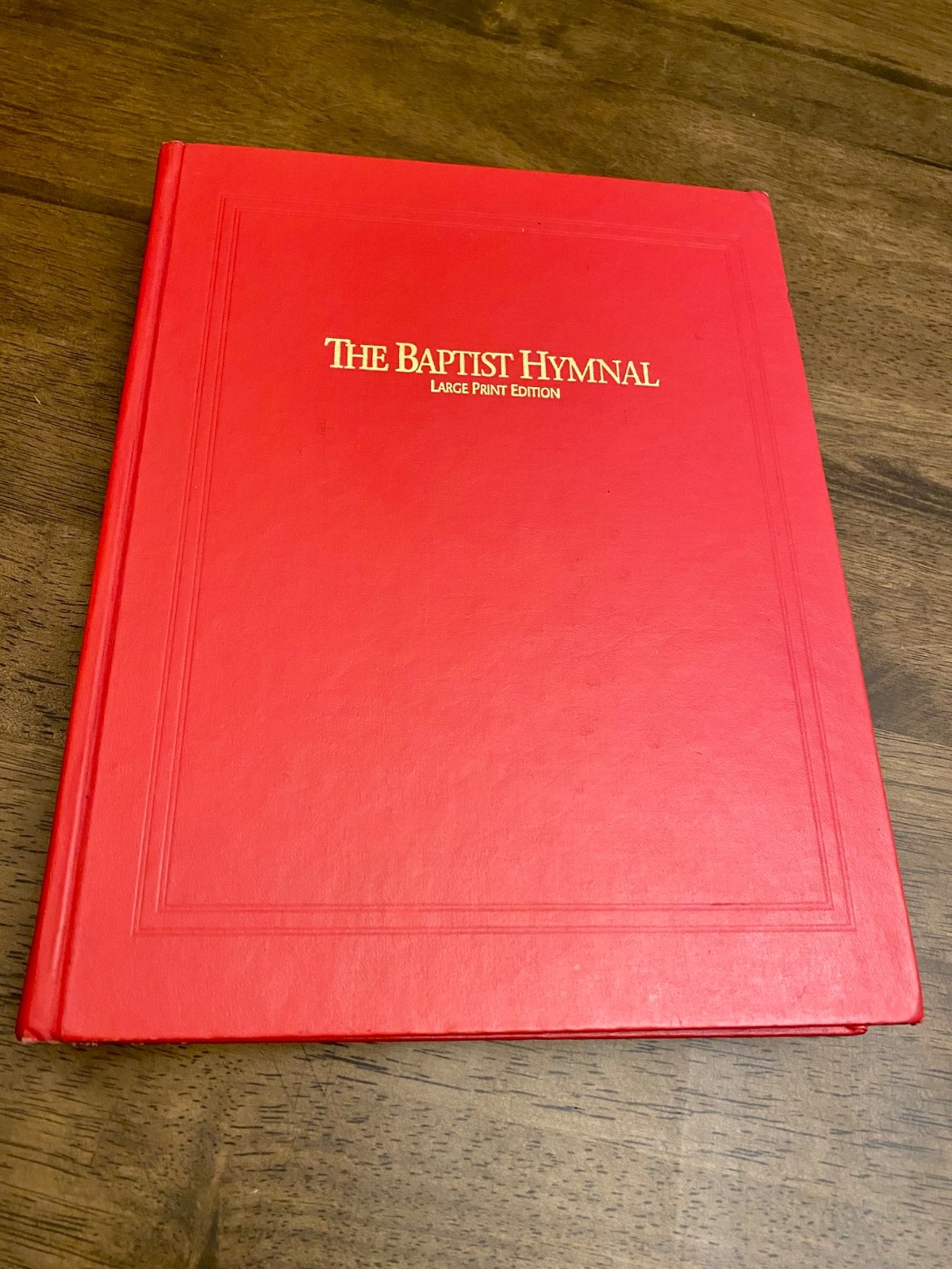 The Baptist Hymnal Large Size/Print Edition Hardback 1991 (8½» x 11″)Scarlet Red