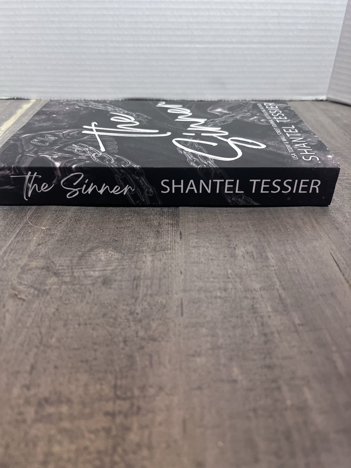 The Sinner: A Dark College Romance Paperback Alternative Cover Shantel Tessier