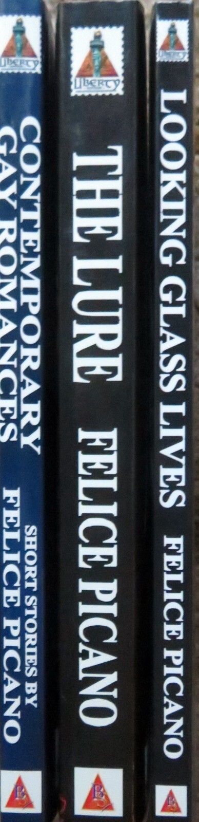 FELICE PICANO — Three (3) Trade Paperbacks — Contemporary Gay Romances