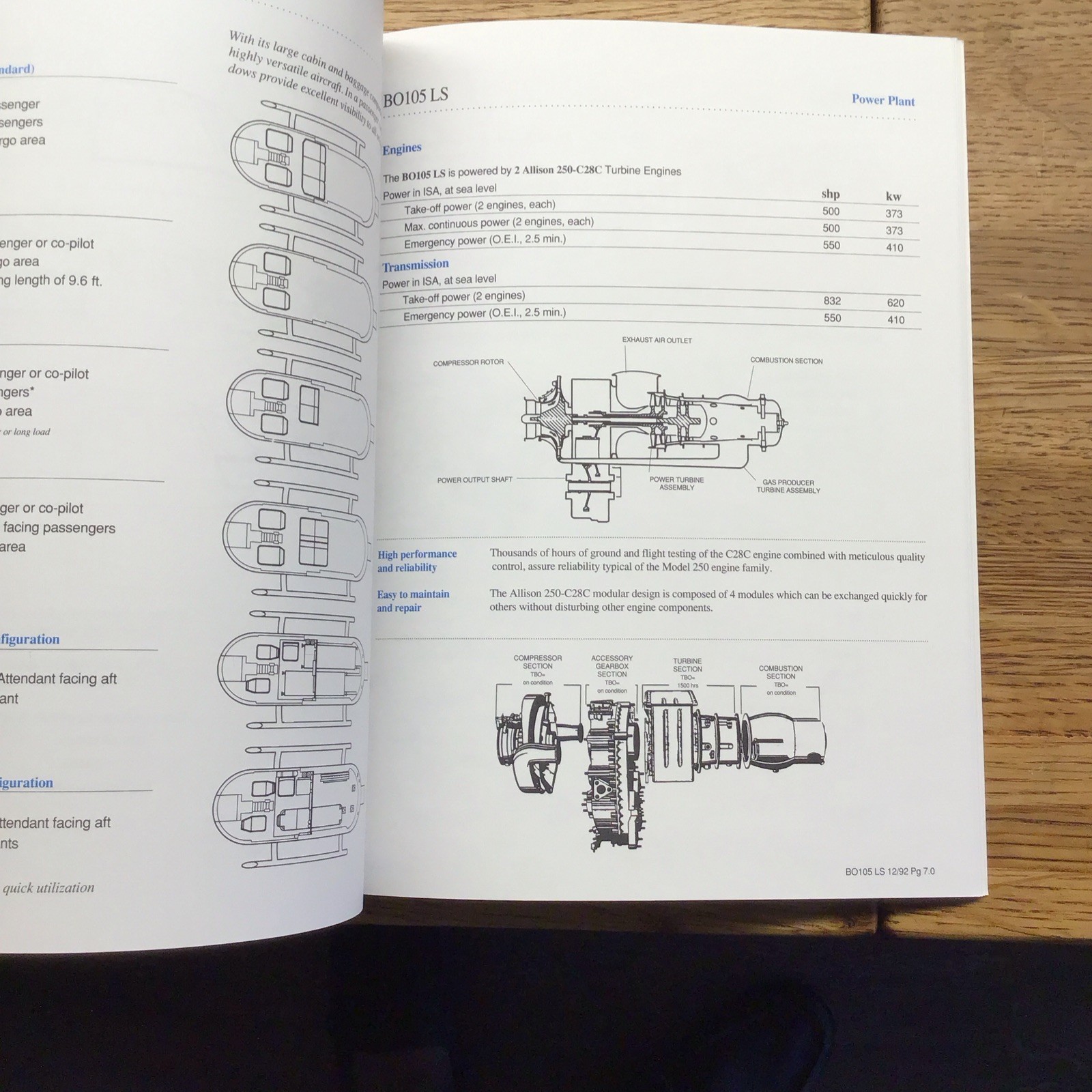 EUROCOPTER Helicopter Calendar Ec130 Ec135 BO105 — Photos SPECS Manual — MM6.48