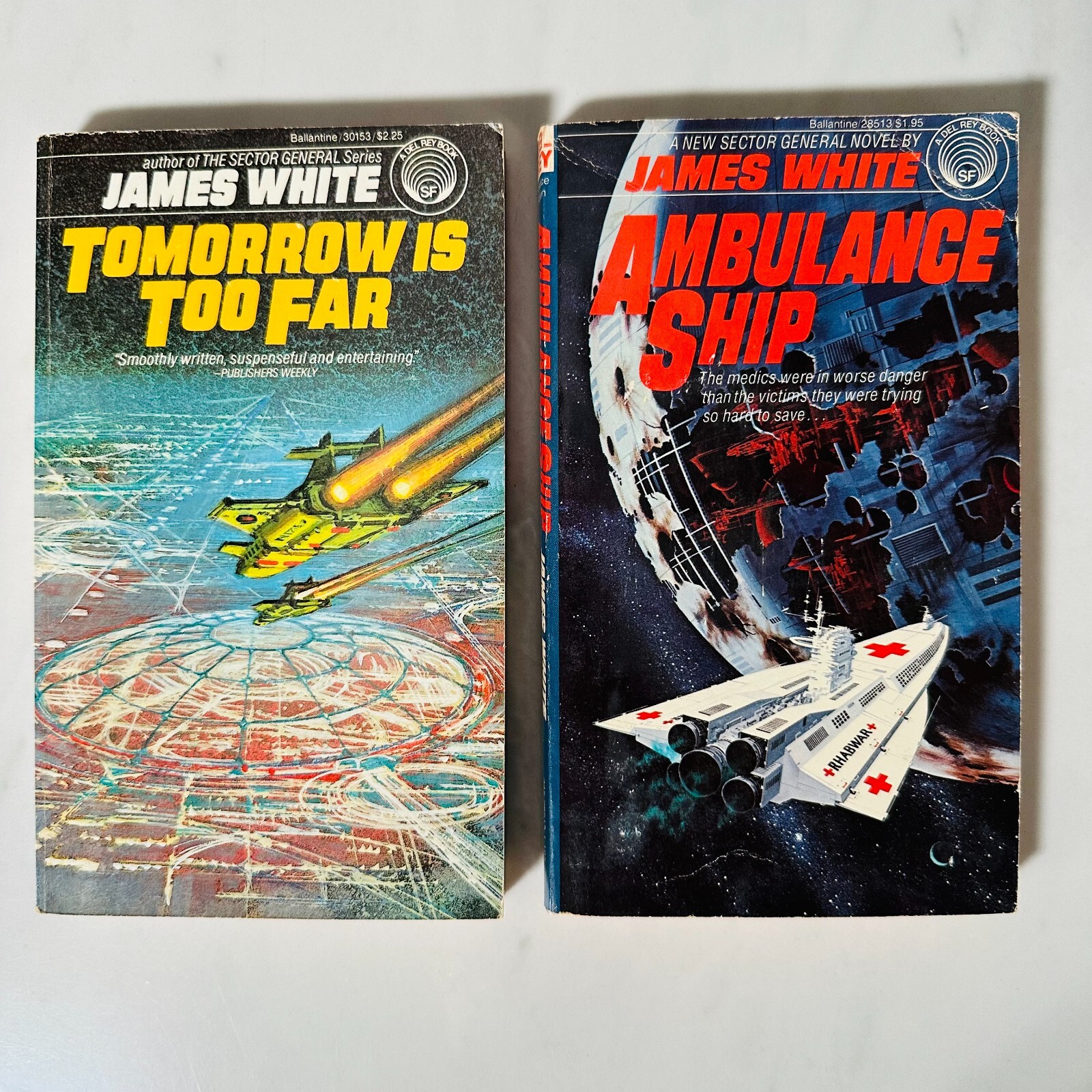 James White — Lot of 2 Paperback Novels — Vintage Science Fiction