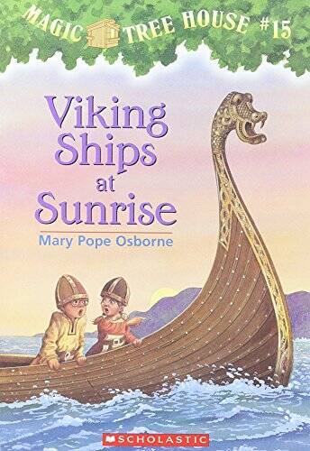 Viking Ships at Sunrise (Magic Tree House) — Paperback — GOOD