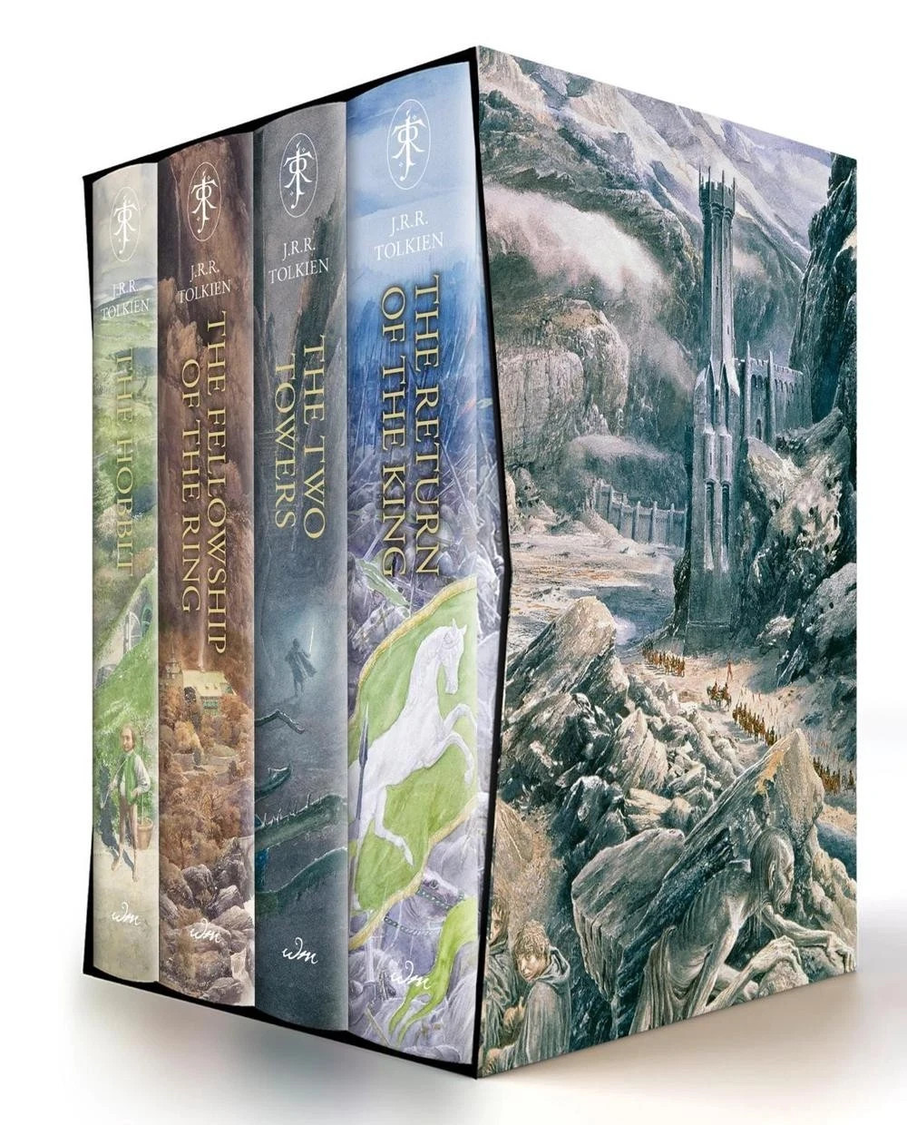 The Hobbit & the Lord of the Rings Illustrated by Alan Lee Box Set FREE SHIPPING