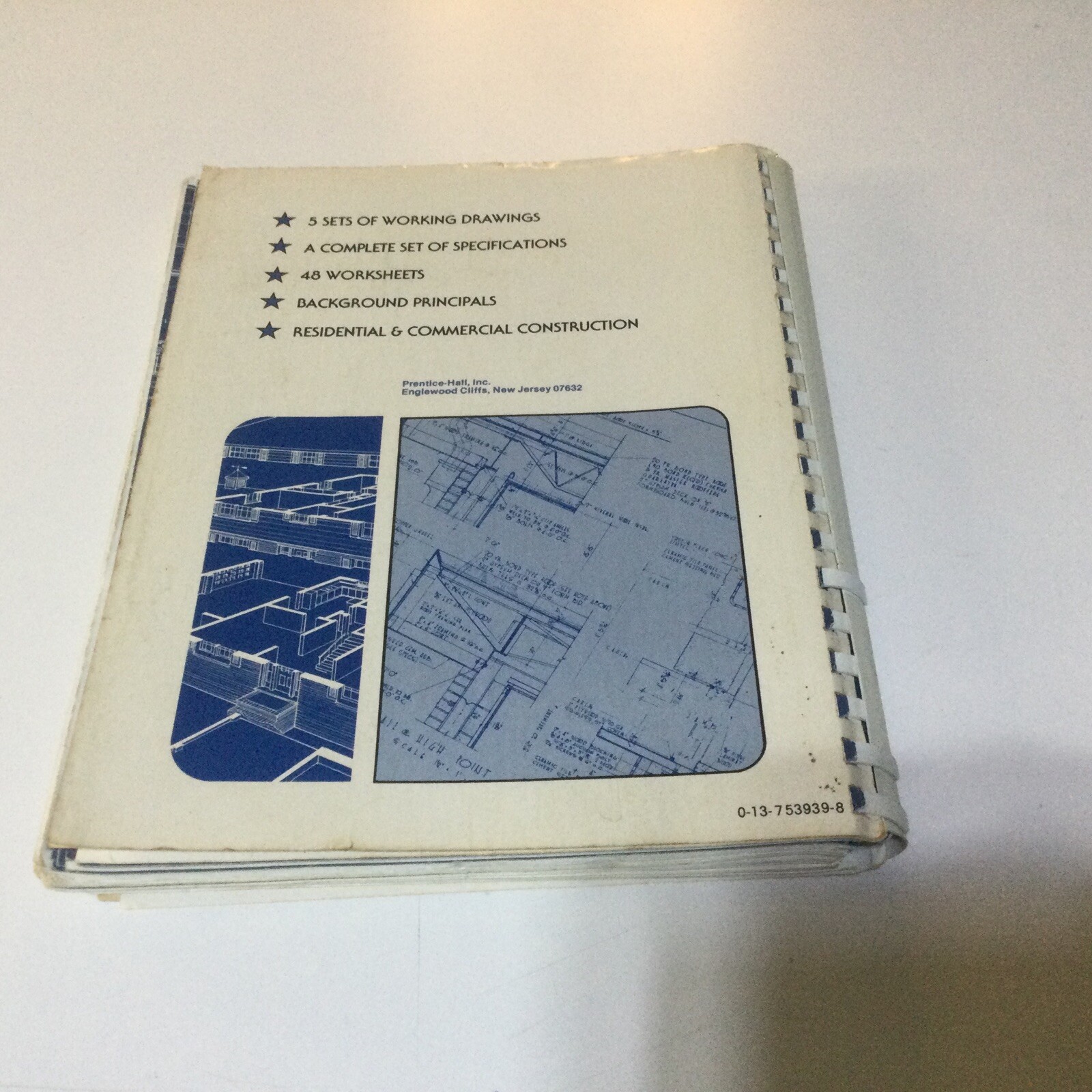 Reading Architectural Working Drawings Edward J Muller — Spiral Boud 2nd Edition