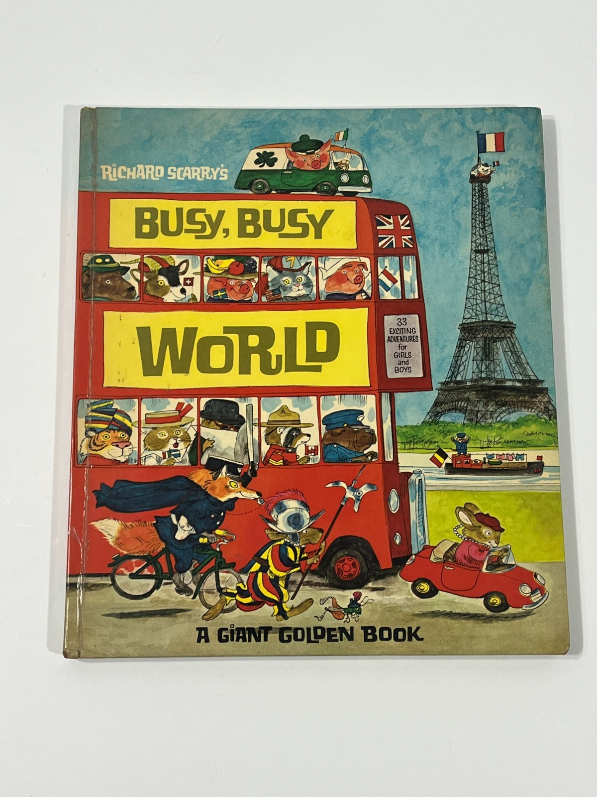 Richard Scarry LARGE Golden Books Hardcovers, Lot Of 7, Preowned