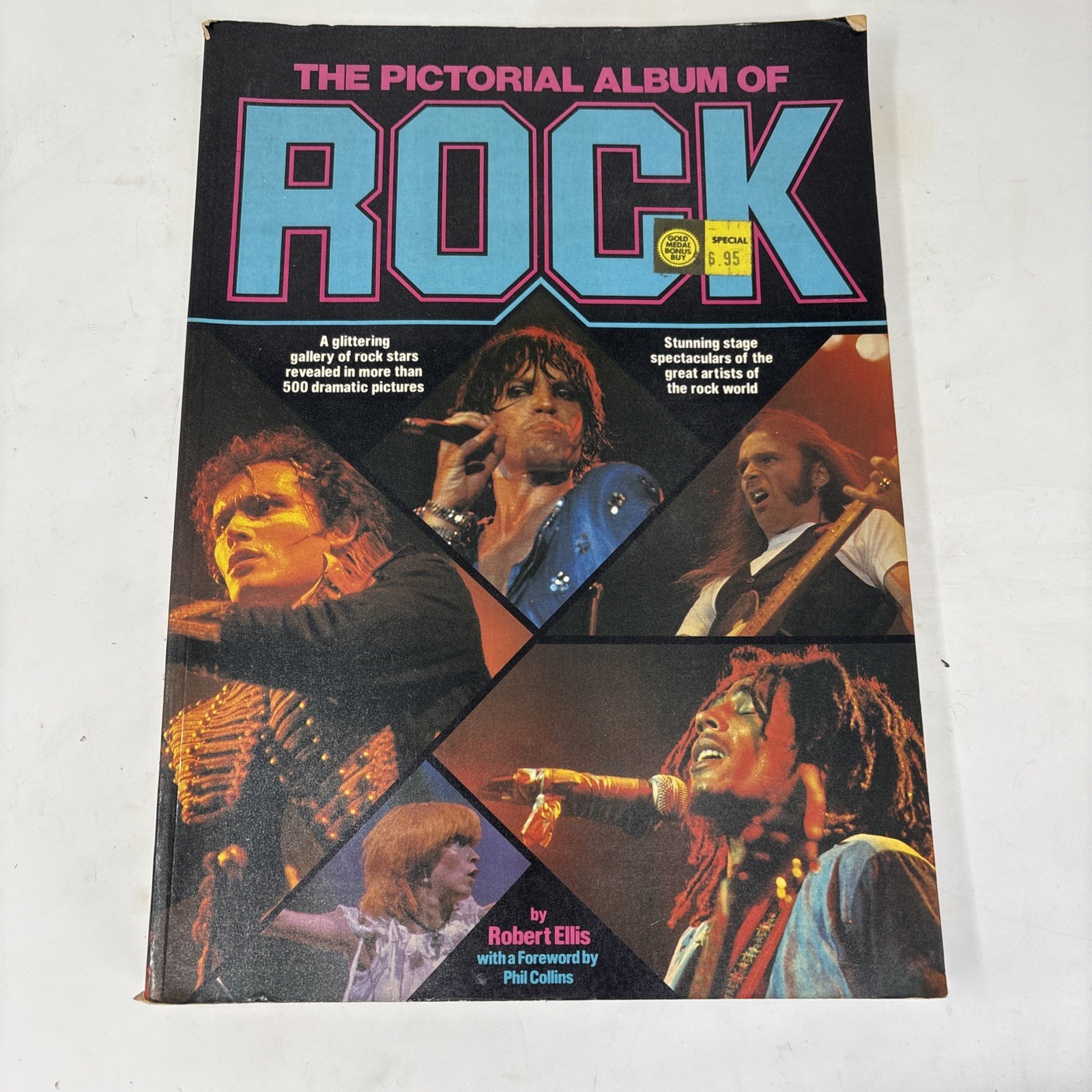 The Pictorial Album Of Rock By Robert Ellis 224 Pages AC/DC BEE GEES Paperback